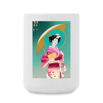 Geisha 2 - Grande tasse 440 ml - blanc - Devant