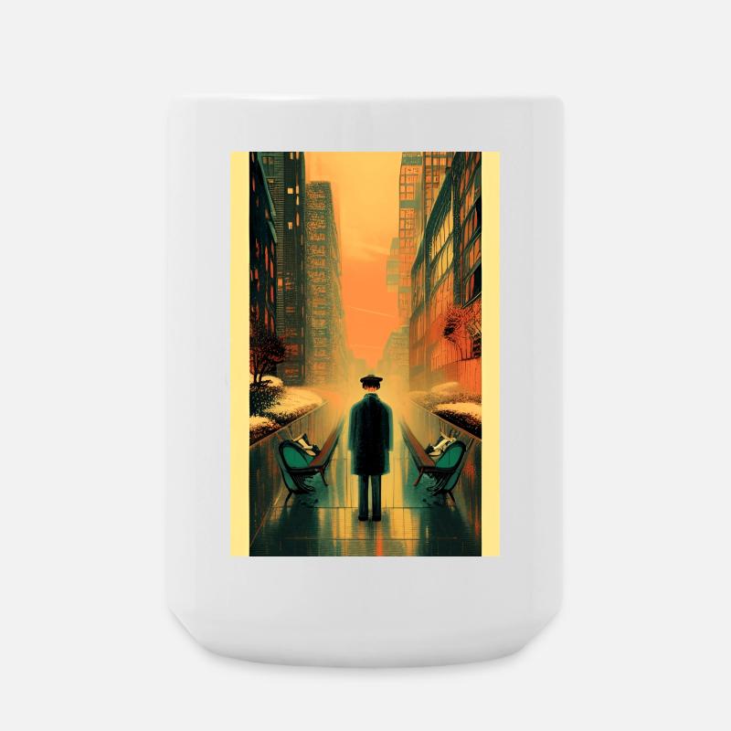 Streets 3 - Large Mug 440 ml - white