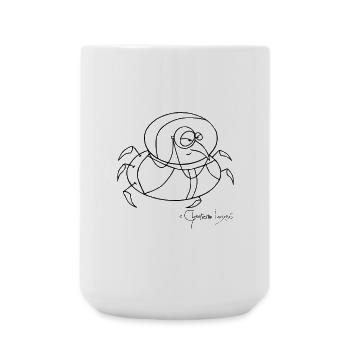 Monoclebug - Coleopter Monoculus - Large Mug 440 ml - white - Front
