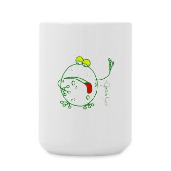 Exhausted Frog - Rana Fatigatus - Large Mug 440 ml - white - Front