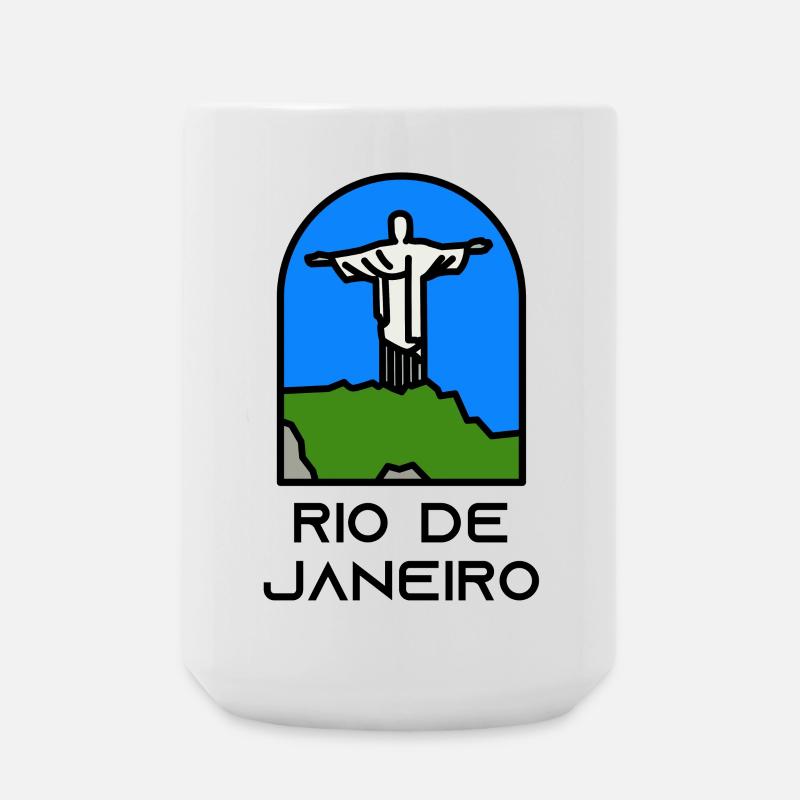 Rio de Janeiro - Large Mug 440 ml - white