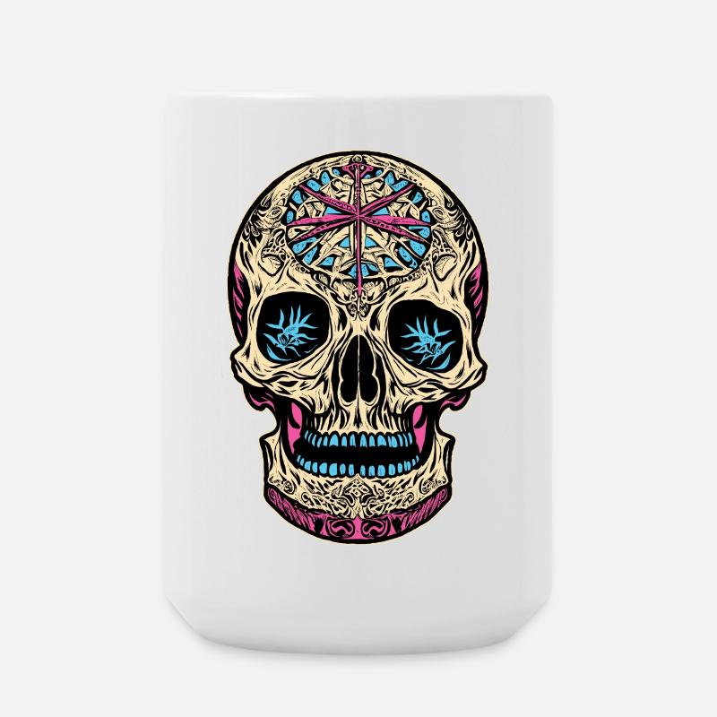 Sugar Skull | Sugar Skull - Large Mug 440 ml - white
