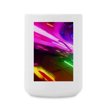 Motifs et formes - Grande tasse 440 ml - blanc - Devant