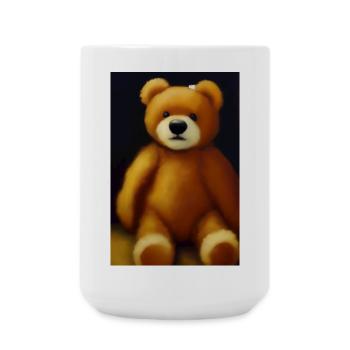 Teddy bear - Large Mug 440 ml - white - Front