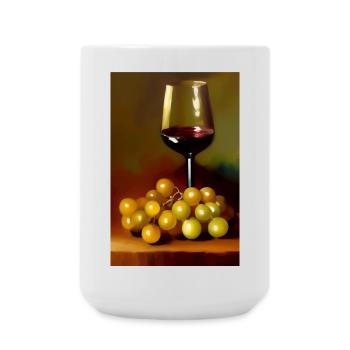 Wein Trinker - Große Tasse 440 ml - Weiß - Vorne