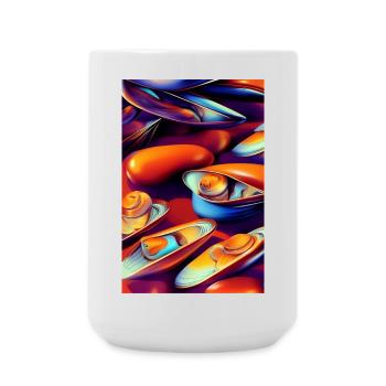Mussels - Large Mug 440 ml - white - Front