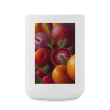 Fruit - Grande tasse 440 ml - blanc - Devant