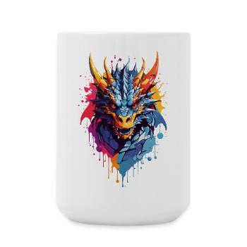 Cool Dragon - Large Mug 440 ml - white - Front