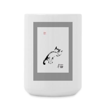 neko san Tokonoma - Grande tasse 440 ml - blanc - Devant