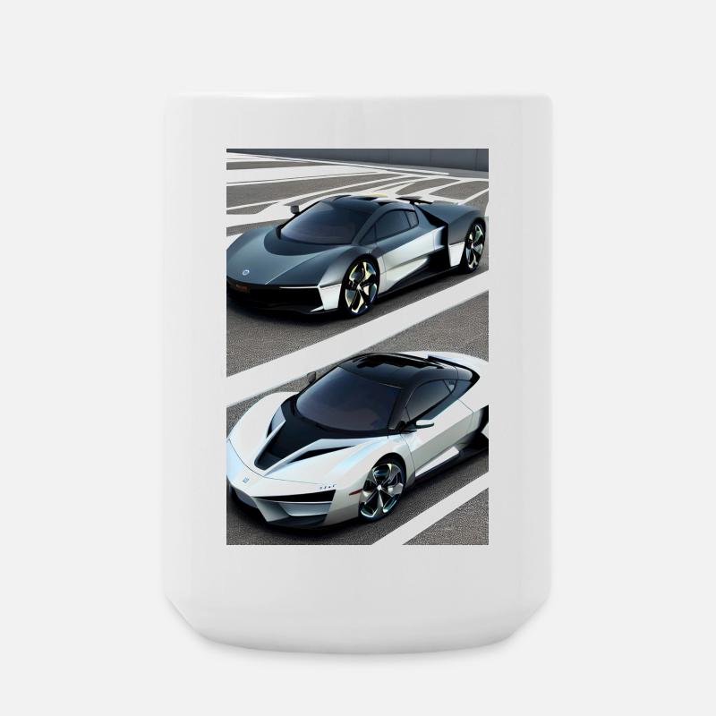 Auto - Große Tasse 440 ml - Weiß