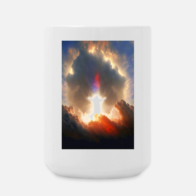 GOD 01 - Large Mug 440 ml - white