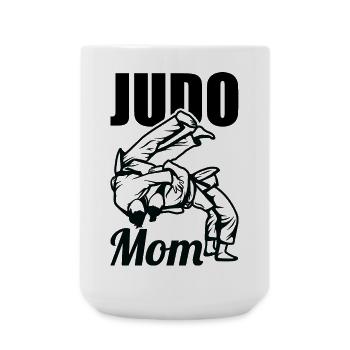 Judo Mom - Large Mug 440 ml - white - Front