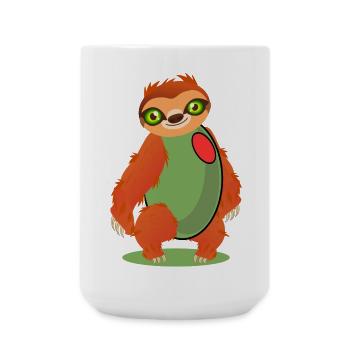 COSTUMES DE PARESSEUX D’OLIVE - Grande tasse 440 ml - blanc - Devant