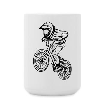 BMX Boy - Large Mug 440 ml - white - Front