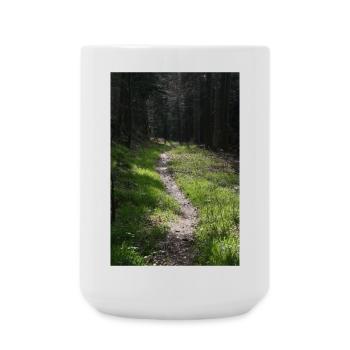GREEN WAY - Große Tasse 440 ml - Weiß - Vorne