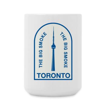 Toronto CNTower Big Smoke - Große Tasse 440 ml - Weiß - Vorne