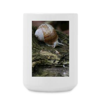 snail - Large Mug 440 ml - white - Front