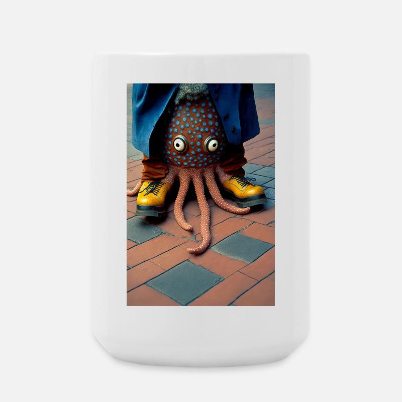 Anthropomorphic 07 - Large Mug 440 ml - white