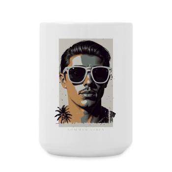 Hipsters cool - Grande tasse 440 ml - blanc - Devant