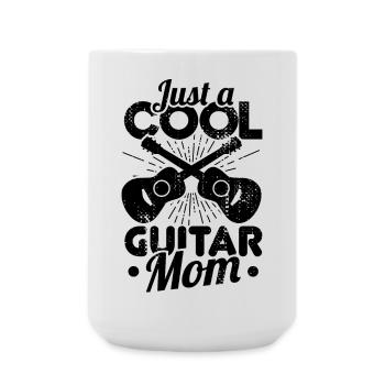 Guitar Mom - Large Mug 440 ml - white - Front