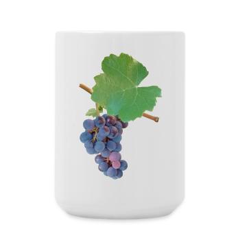 Grapes – fruity elegance - Large Mug 440 ml - white - Front