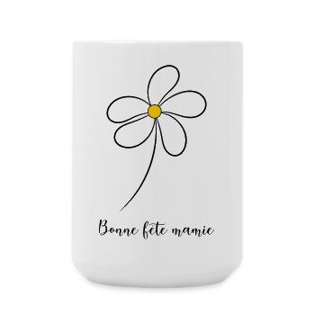 HAPPY MOTHER'S DAY. MOM. MOTHER'S DAY - Large Mug 440 ml - white - Front