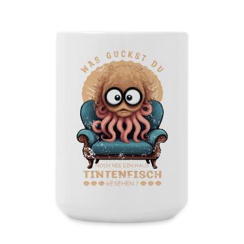 Calmar drôle - Grande tasse 440 ml - blanc - Devant