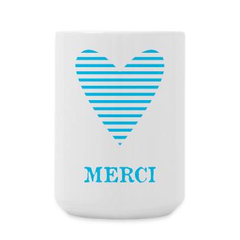 THANK YOU. MISTRESS. MASTER - Large Mug 440 ml - white - Front