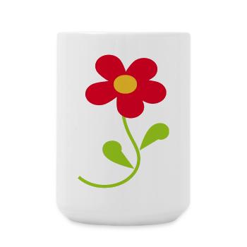 Cadeau pour la fête des mères : Idée de cadeau pour la fête des mères - Grande tasse 440 ml - blanc - Devant