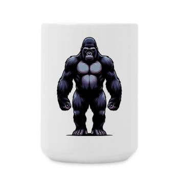 Gorilla - Large Mug 440 ml - white - Front