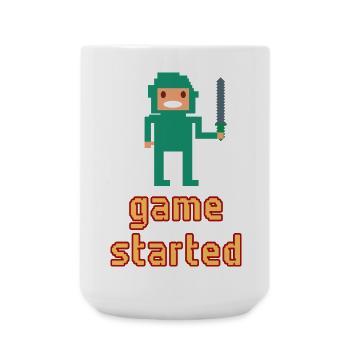 Game Begins - Back to School - Large Mug 440 ml - white - Front