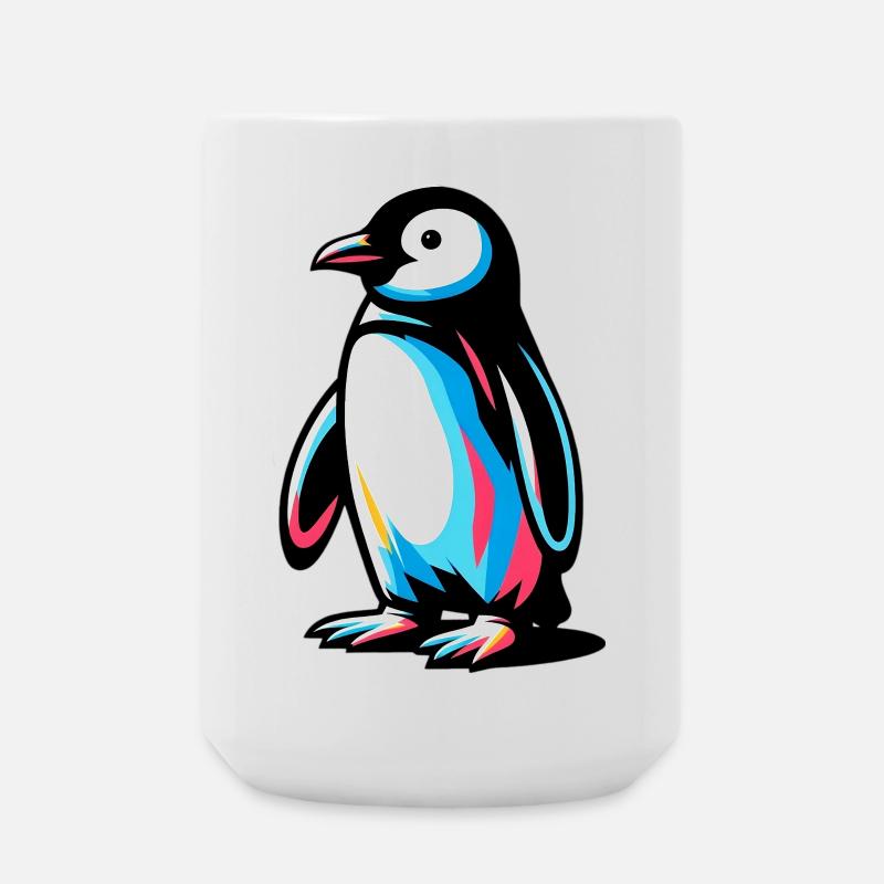Pinguin - Große Tasse 440 ml - Weiß