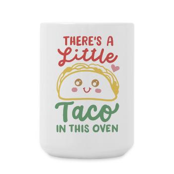Schwangerschaftsankündigung Cinco de Mayo - Große Tasse 440 ml - Weiß - Vorne