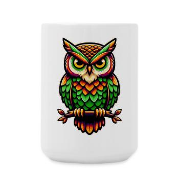Owl - Large Mug 440 ml - white - Front