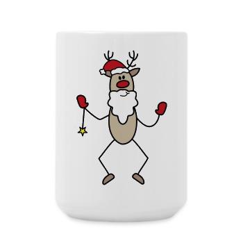 Drôle de Père Noël - Grande tasse 440 ml - blanc - Devant