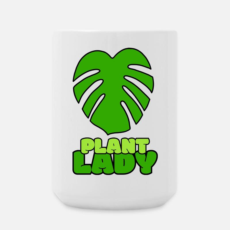 Plant Lady - Große Tasse 440 ml - Weiß