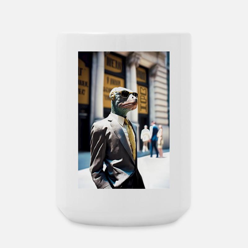 Anthropomorph 05 - Große Tasse 440 ml - Weiß