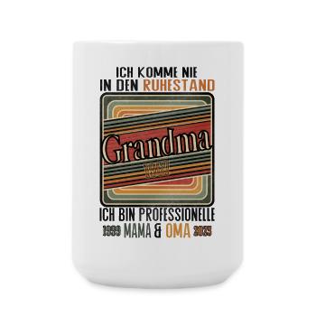 Grandma – Professional Mom & Grandma - Large Mug 440 ml - white - Front