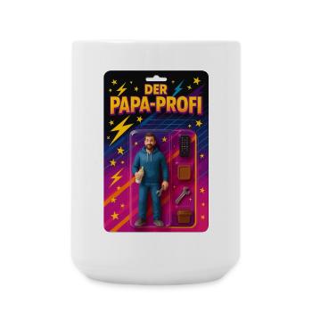 Der Papa-Profi - Große Tasse 440 ml - Weiß - Vorne