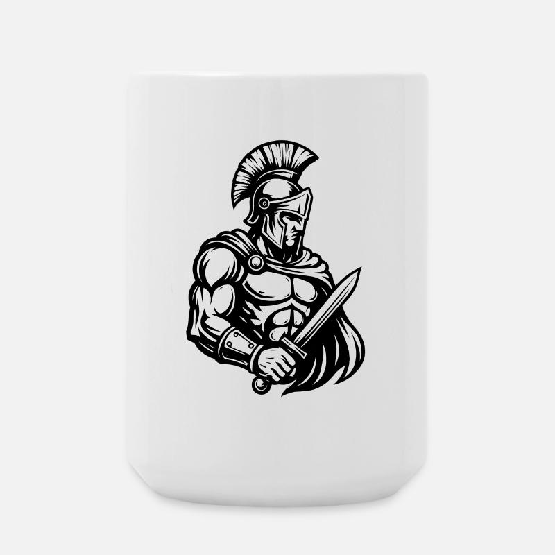 Römischer Soldat - Große Tasse 440 ml - Weiß