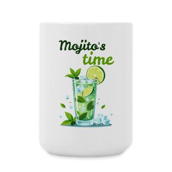 Mojito Cocktail by Helfspawn - Large Mug 440 ml - white - Front