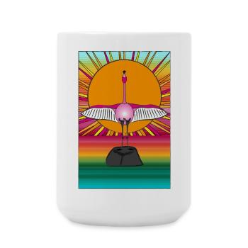 Spread your wings and fly - Große Tasse 440 ml - Weiß - Vorne
