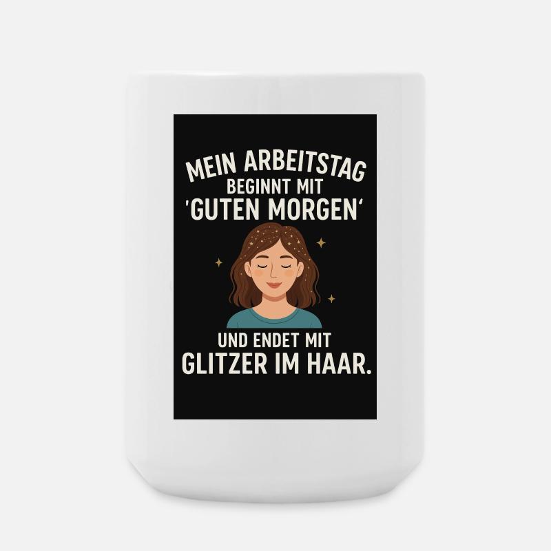 Erzieherin - Große Tasse 440 ml - Weiß