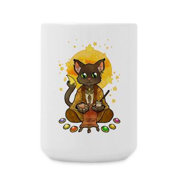 Saint Chat illustration - Grande tasse 440 ml - blanc - Devant