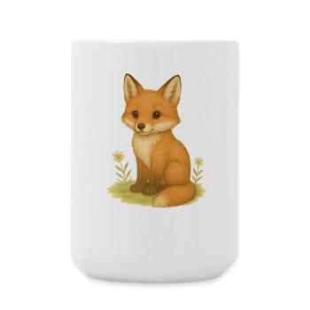 Forêt nordique - Renard - Grande tasse 440 ml - blanc - Devant