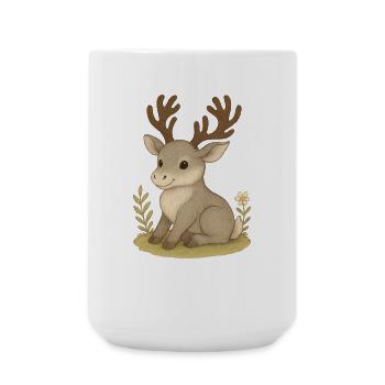 Nordic Forest - Reindeer - Large Mug 440 ml - white - Front