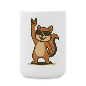 Rock'n'Roll Nutcracker - Large Mug 440 ml - white - Front