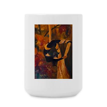 Aerial Silks Scorpion Difussed Nature - Große Tasse 440 ml - Weiß - Vorne