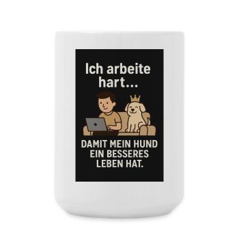 Lustige Sprüche - Große Tasse 440 ml - Weiß - Vorne