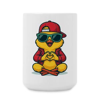 Chill Heart Chick - Large Mug 440 ml - white - Front